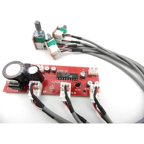 SOTAMIA XR1075 Tone Preamplifier Board BBE Amplifier Preamp Potentiometer Separation Pre-amp Volume Conrtol Treble Bass Adjustme