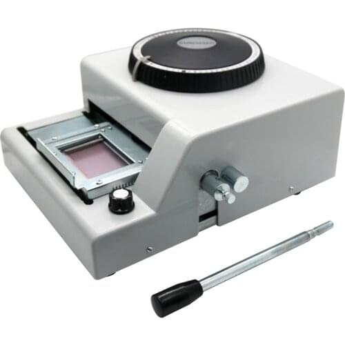 72 Letter Manual Embosser Machine for PVC Gift Card Credit ID VIP Stamping Embossing