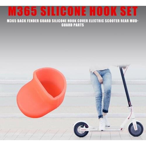 M365 Rear Fender Guard Silicone Hook Cover for Xiaomi Mijia Electric Scooter Skateboard Back Mudguard Shield Accessories