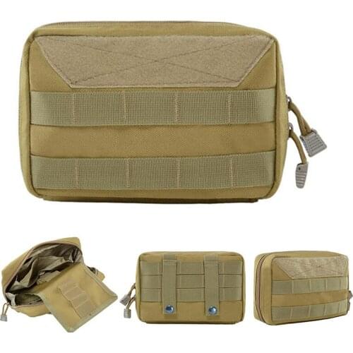 Tactical Molle EDC Pouch Outdoor First Aid Kit Bag Military Hunting Waist Pack Utility Tool Magazine Bag Phone Holder Case Pouch