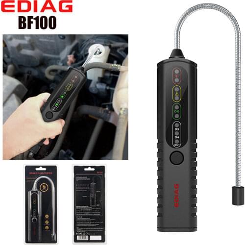 EDiag BF100 Brake Fluid Tester Pen LED for DOT3/DOT4/DOT5.1 brake fluid tester BF 100 Accurate Car Brake Oil Quality Check Pen