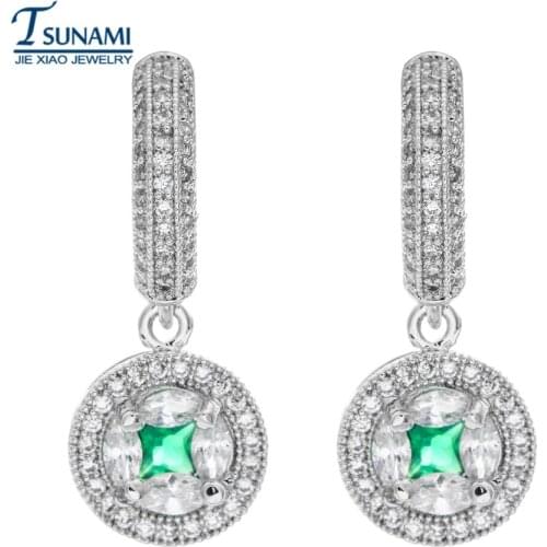 Top quality AAA zircon earrings for female luxury jewelry gifts ER-098
