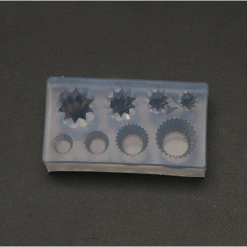 Y1UE DIY 3D Glass Bottle Resin Mold Goblet Cup Simulated Food Mini Cake Silicone Mold