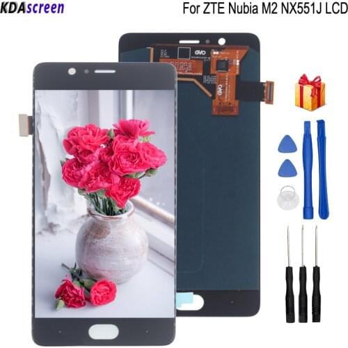 Original For ZTE Nubia M2 NX551J LCD Display Touch Screen Replacement For ZTE Nubia M2 Screen LCD Display Phone Parts