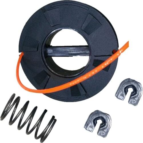 1set Trimmer Head Cover & Spool Kit Fits Echo Speed Feed 375 Head X472000012 Black accessories