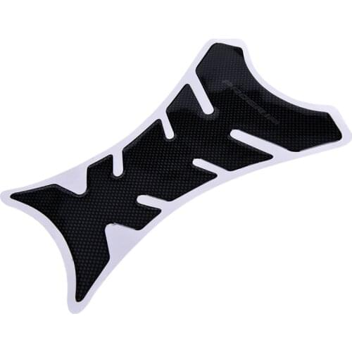 1Pc Universal Fiber Tank Pad Tankpad Protector Sticker Motorcycle Fishbone Carbon