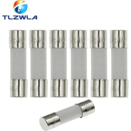 10PCS 5*20mm Fast blow Ceramic Fuse 5x20mm 250V 0.1A 0.25A 0.5A 1A 1.5A 2A 2.5A 3A 3.15A 4A 5A 6A 6.3A 8A 10A 15A 16A 20A 25A30A