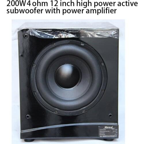 200W 4 ohm 12-inch bass high-power speaker with amplifier, fever 800HIFI speaker, more than one active household subwoofer