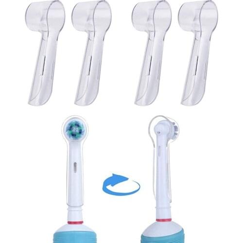 2/4Pcs Electric Toothbrush Head Cover for Oral B Replacement Brush Head Protective Cap Dustproof Oral Hygiene Travel Camping