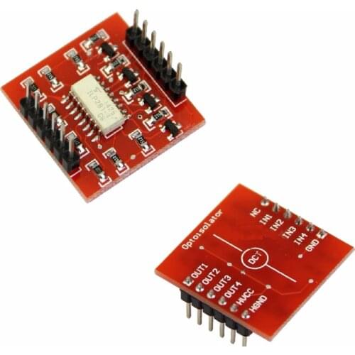 1PCS 4-Channel Opto-isolator IC Module Arduino High and Low level Expansion Board New