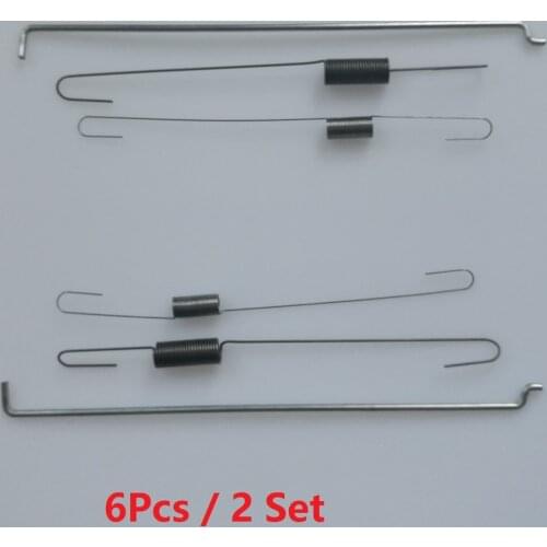 6pcs/2set Metal Throttle Return Spring Governor Link Rod Set 16555-ZE1-000 16561-ZE1-020 Fit for Honda GX140 GX160 GX200