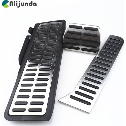 Stainless Vehicle Accelerator Gas Brake Pedal Clutch Pedal for Volkswagen VW Jetta MK5 Golf 5 6 Scirocco Tiguan Octavia