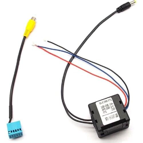Car RCA Rear View Camera Plus Timer Relay Delay Filter for 5 Inch MIB Conversion Cable Adapter Replacement Accessories