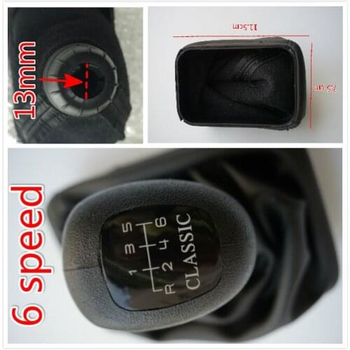 FAST Shipping 6 Speed Car Shift Gear Knobs With Gaitor For Mercedes Benz W202 C Class CLASSIC AVANTGARDE ELEGANCE w208 w210