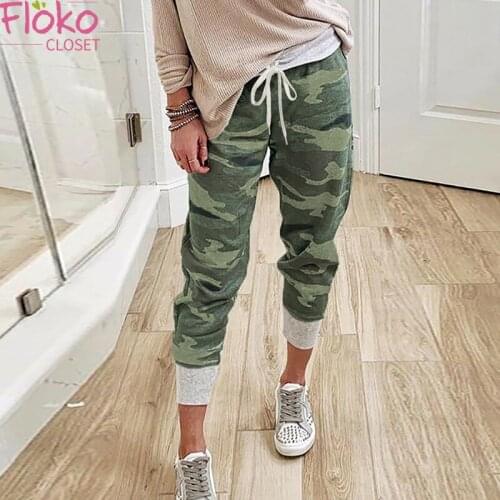 FlokoCloset Women's Camouflage Pants