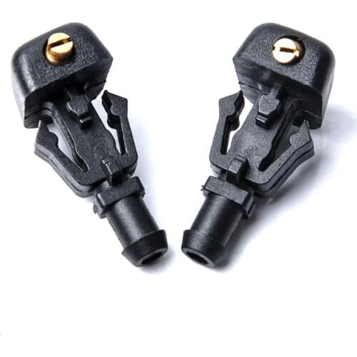 2PCS Front Windshield Washer Nozzles Water Spray Jet For 04-13 Ford F150 1987-2016 Vehicle Fitment