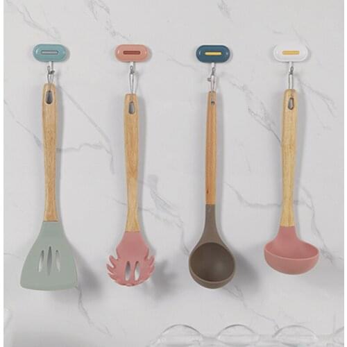 8/1 Pcs Nordic Style Sticky Hook Simple Metal Head Hook Kitchen Bathroom Living Room Hook Home Storage Hook Rack Accessories