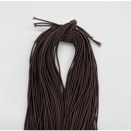 New 5 Yards/lot 2.0 2.5mm Hight-Elastic Bands Spool Sewing Band Round Elastic Cord Diy Handmade Sewing Materials #20