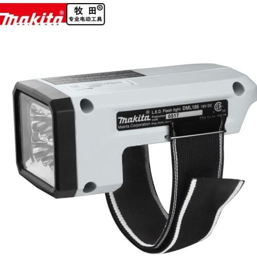 Makita Original Camping flashlight Rechargeable LED DML186 LED wrist light auto repair and maintenance work outdoor light