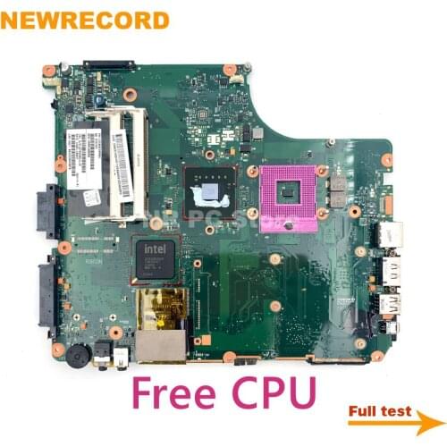 NEWRECORD V000126550 6050A2169901 For TOSHIBA salellite A300 A305 Laptop Motherboard GM45 DDR2 Free CPU main board full test