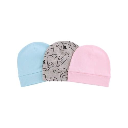 Newborns Solid Cap Beanie Cotton Sleeve Cap Newborn Baby Beanie Men Baby Hat