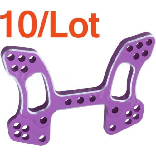 Wholesale 10Pcs/Lot HSP 1/10 Upgrade Parts 106022 Aluminum Front Shock Tower 06036 For 1/10 Off Road Buggy CNC