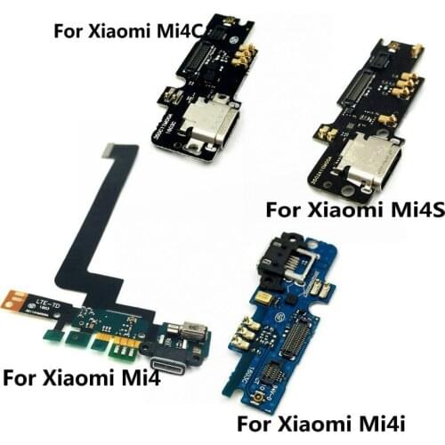 New USB Charge Board & Microphone Module For Xiaomi Mi4 Mi4S Mi4C Mi4i Charging Port Dock Flex Cable Repair Parts
