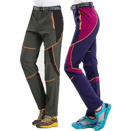 Summer Thin Quick Dry Pants Women Men Breathable Sports Outdoor Fishing Camping Climbing Trekking Hiking Pants Stretch Trousers