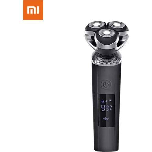 Xiaomi Youpin MSN Waterproof Smart Electric Shaver Large LCD Screen Cordless Type-C Rechargeable Dry Wet Shave Razor