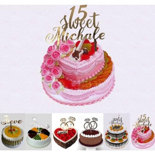 XGDIYLIFE Cake Toppers