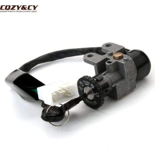 Scooter Key Switch Ignition Lock For Znen ZN50QT A9 B08 F22 F35 F9 Falcon 3 Grace Honey Sun Ves Vpa X6 R8 50cc 4-Stroke