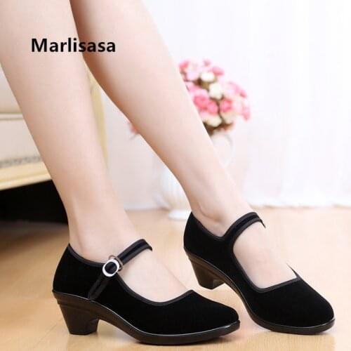 Mocasines Mujer Women Retro High Quality Comfort Buckle Strap Black Ballet Shoes Ladies Casual Anti Skid Summer Dance Shoes