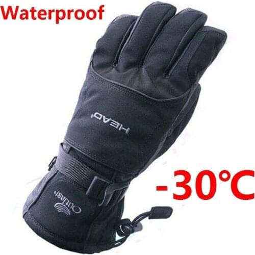Snow Women Men Warm Fleece Ski Snowboard Gloves Motorcycle Riding Winter Windproof Waterproof ciclismo Unisex Cycling Gloves