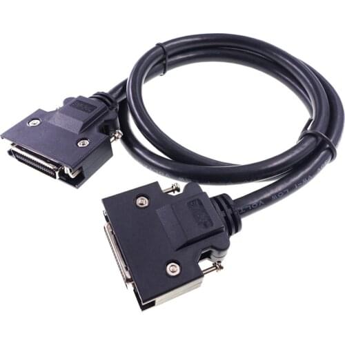 1 piece SCSI cable 36 Pin Servo Data Connector Extension MDR Male to Male 10336 for Yaskawa Delta for Panasonic for Mitsubishi