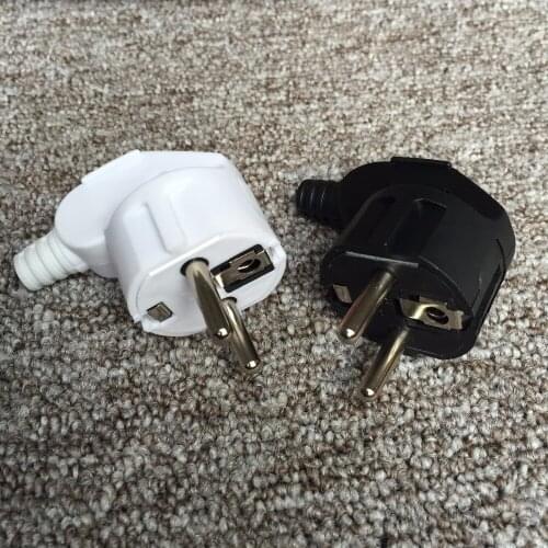 16A German standard Korea French detachable connection wiring EU plug socket European plug assembly 100pcs