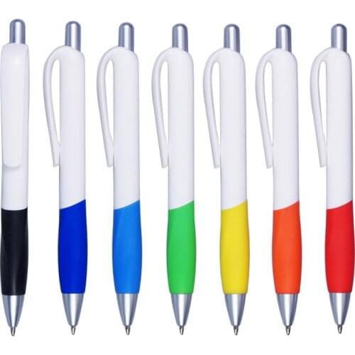 500 pcs/lot Cute Office Stationary Plastic Pens for Writing Pad Printing customize Logo Ballpoint Pen
