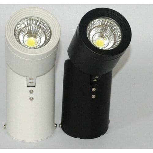 6PCS 7W 10W 15W Dimmable Surface Mounted COB LED Downlight 360 Degree Rotating LED Panel Light Ceiling Lamp With Driver