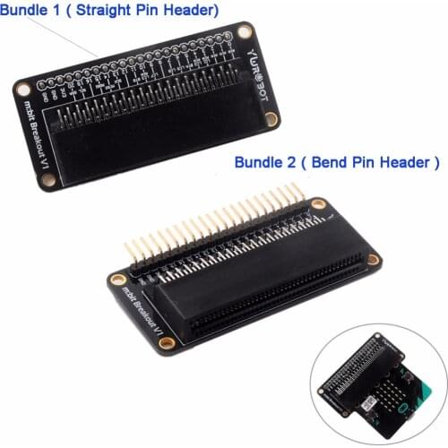 Expansion Board Breakout Breadboard Adapter for BBC Micro:bit Microbit Straight Pin Header / or Bend Pin Header