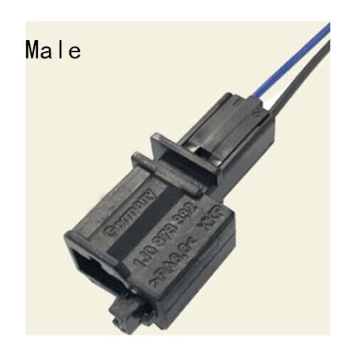 Free shipping 5 pcs 2 PIN Connector Plug With Wire Pigtail 1J0 973 119 / 1J0 973 332