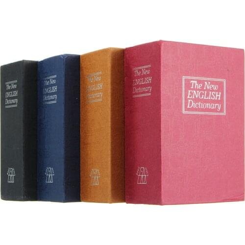 Home Storage Safe Box Dictionary Book Bank Money Cash Jewellery Hidden Secret Security Locker With 2pcs Key Lock Drop Shipping