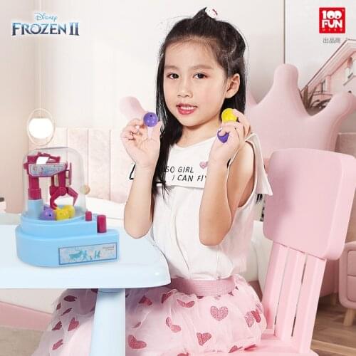 Disney ice and snow Wonderland childrens grab toy Mini candy machine small household egg folder doll machine birthday gift