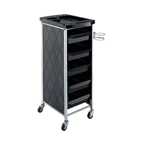 Hairdressing tool. Hair salon trolley. A haircut tools bring solar or lunar halo blowing hair car bar