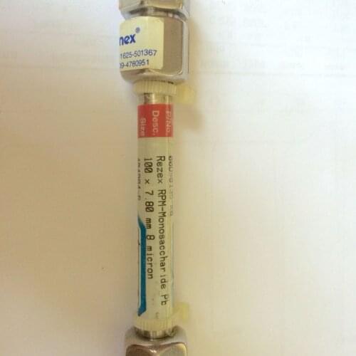 For Rezex Carbohydrate Organic Acid Analysis Ion Column
