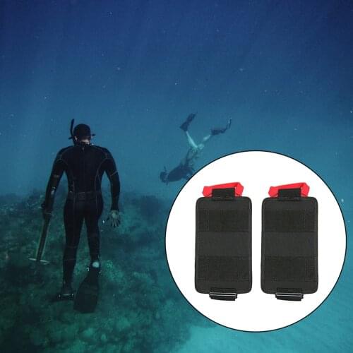 2pcs Travel Diving Trim Counter Weight Pocket Pouch with Quick Release Buckle for Scuba Diving Snorkeling Weight Belt Pocket
