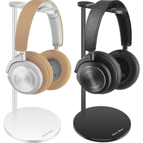 Fashion Metal Display Stand Universal Headphone Stand Black Silver Aluminum alloy Headset Stand for Bluetooth Computer Headphone