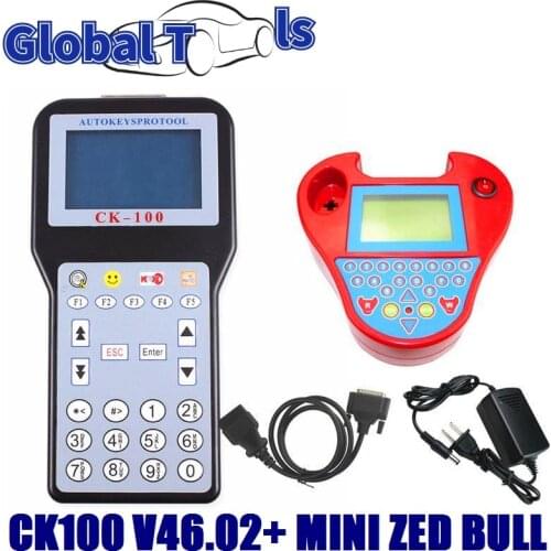 CK100 Auto Key Programmer CK-100 V99.99 V46.02 With Mini Zed Bull OBD2 Diagnostic Tool Car Fault Reader CK 100 Code Scanner Tool