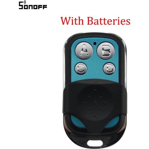 Sonoff 433MHz 4 Channel RF Remote Controller ABCD 4 Buttons for Sonoff RF Slampher 4CH Pro R2 T1 Electric Remote Key Fob Control