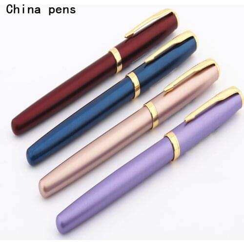 Beautiful 4 Color Luxury quality 3657 Business office Medium Nib Fountain Pen New Give the best gift