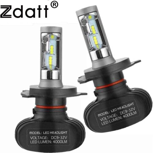 Zdatt H4 Bulbs H7 Led Canbus H1 H11 9005 9006 Car Headlight Lamps 12V 6000K 60W 8000LM Automobiles CSP HB3 HB4 Fog Lights