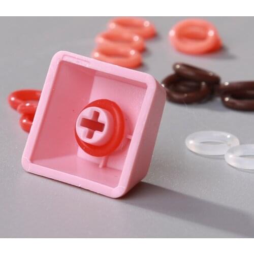 Switch Keycap O-Ring Sound Dampeners For Mechanical Keyboard Keys 104-Pieces,Key Cap Rubber O-Ring Switch Buffer